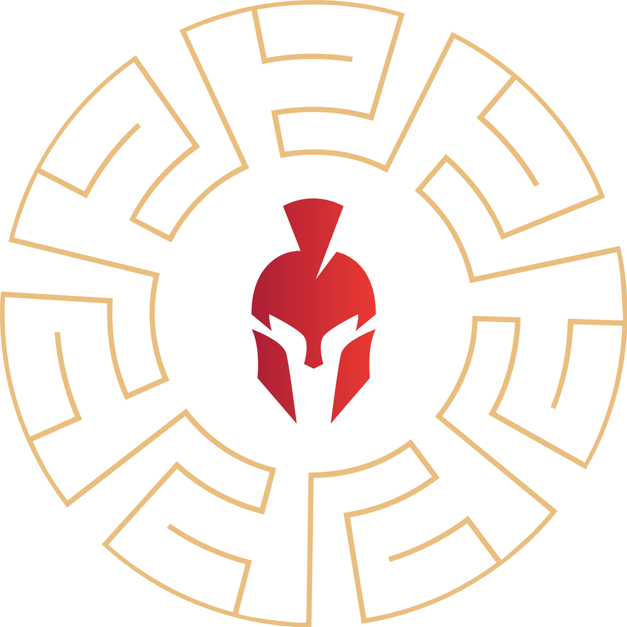 Red helm round logo